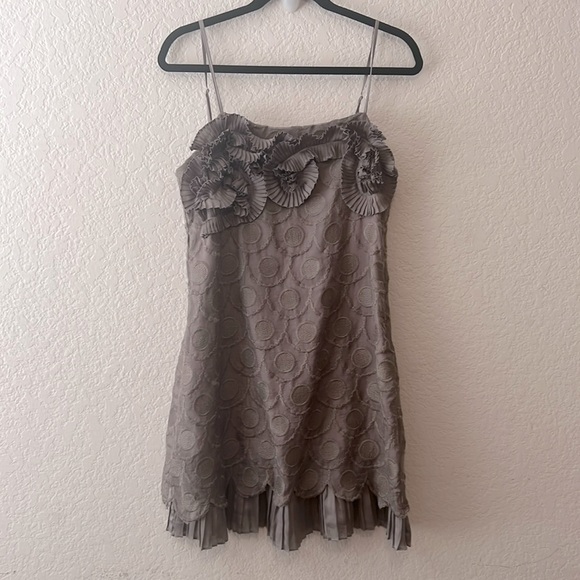 SOLD SOLDRyu: Anthropologie Adjustable Strap Embroidered Detail Dress (M) - Picture 1 of 5
